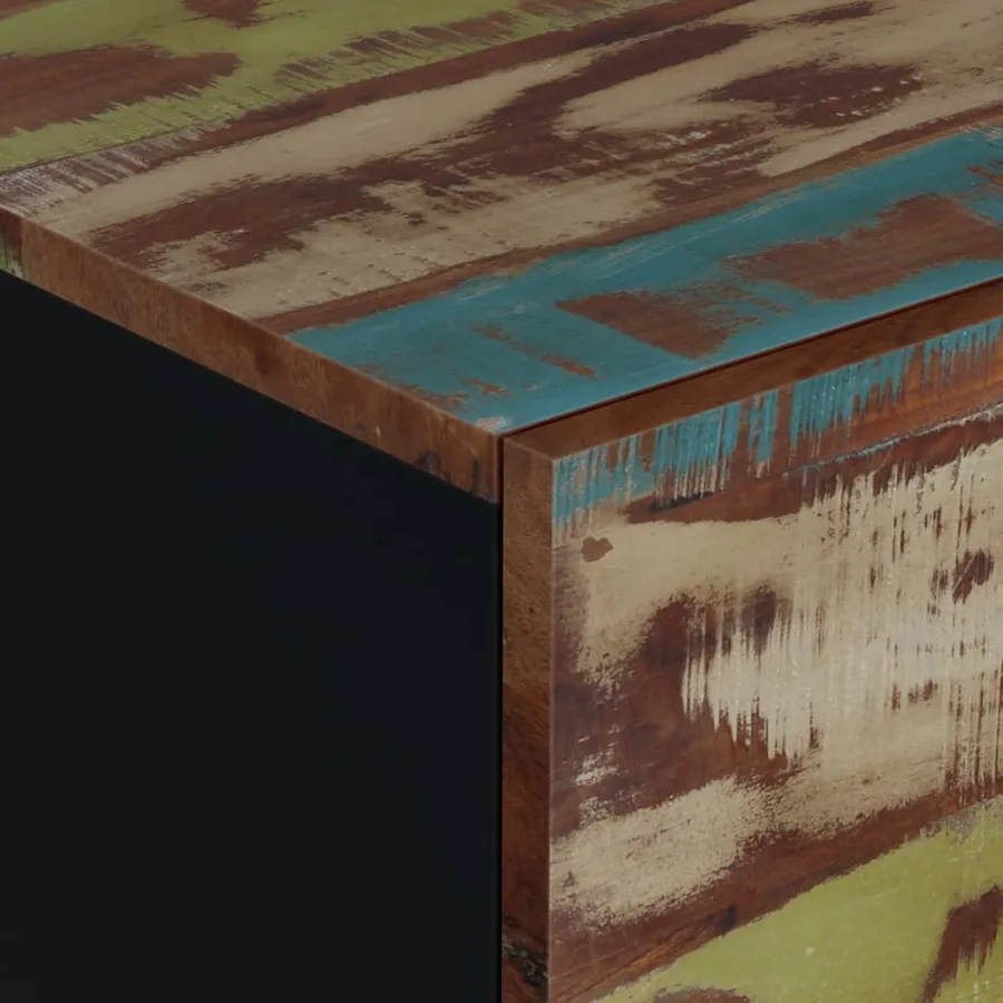 Table basse 80x50x40 cm Bois de récupération et d'ingénierie - 7