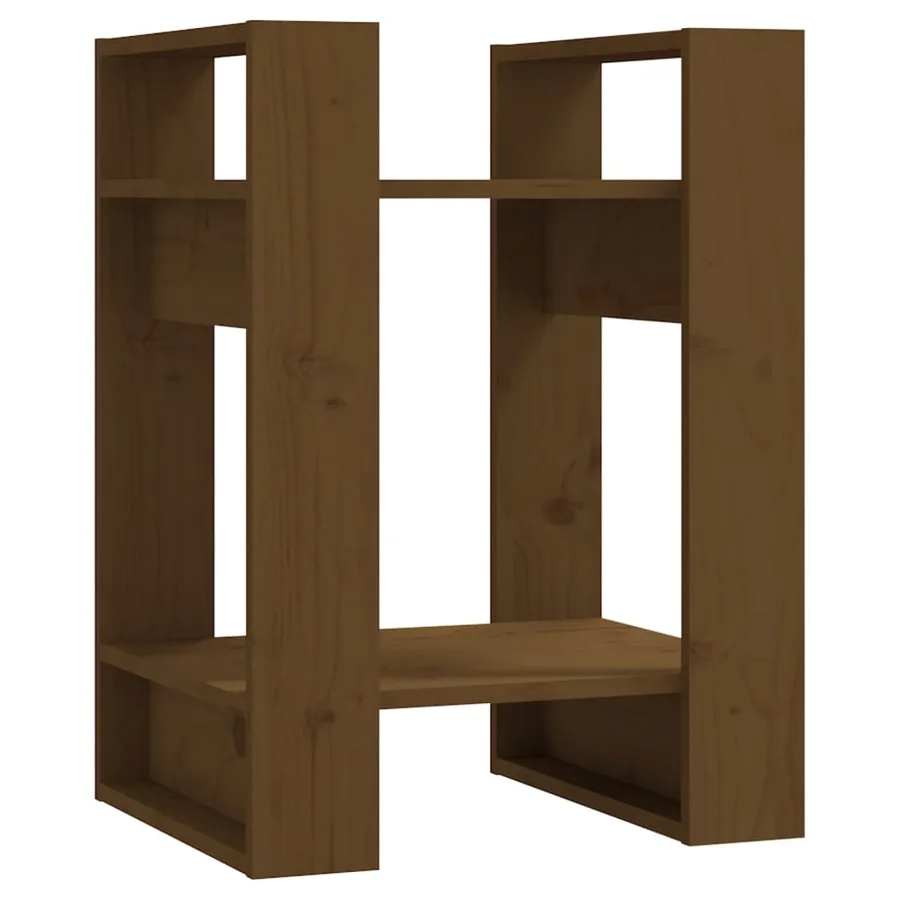 Bibliothèque/Séparateur de pièce Marron miel 41x35x57 cm Pin - 2