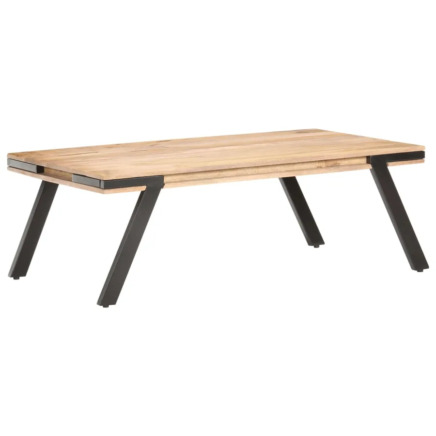 Table basse 114x65x40 cm Bois de manguier massif - 10