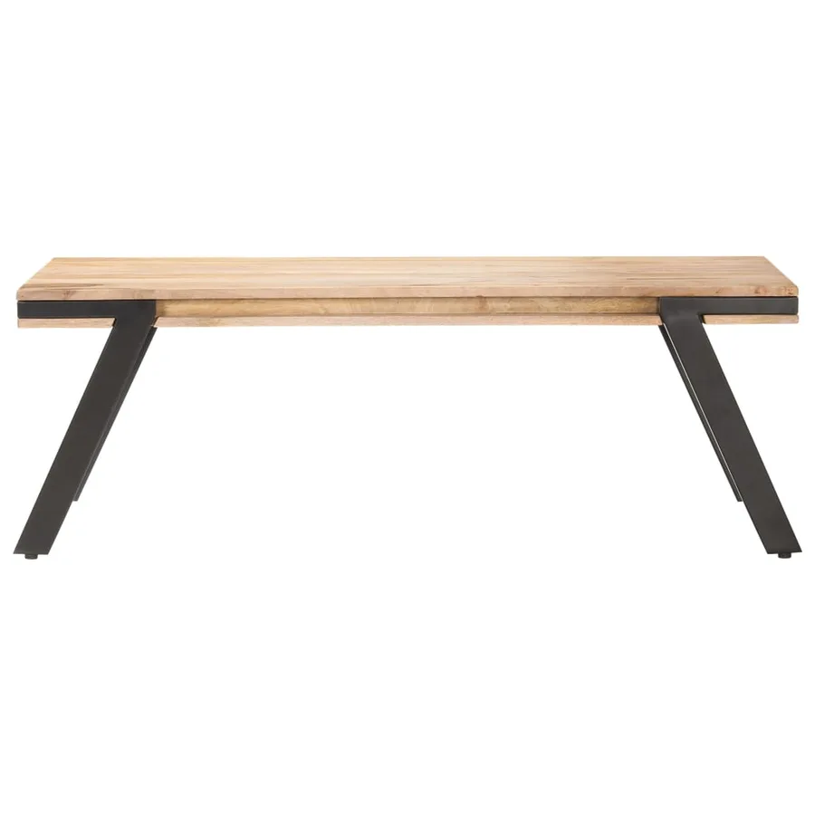 Table basse 114x65x40 cm Bois de manguier massif - 2
