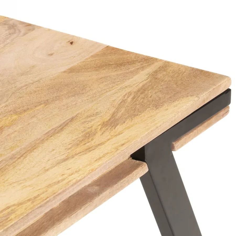 Table basse 114x65x40 cm Bois de manguier massif - 4