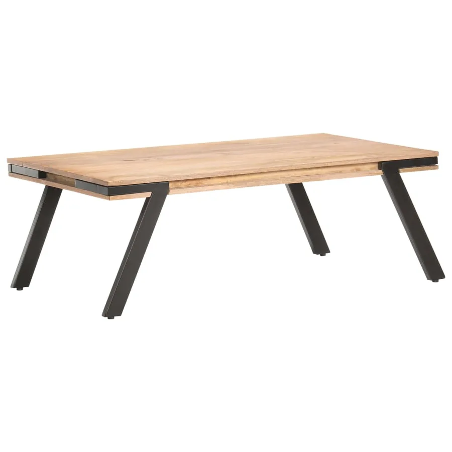 Table basse 114x65x40 cm Bois de manguier massif - 7