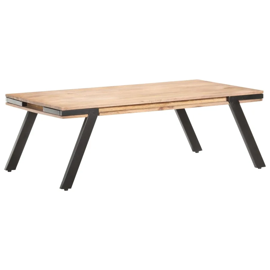 Table basse 114x65x40 cm Bois de manguier massif - 8