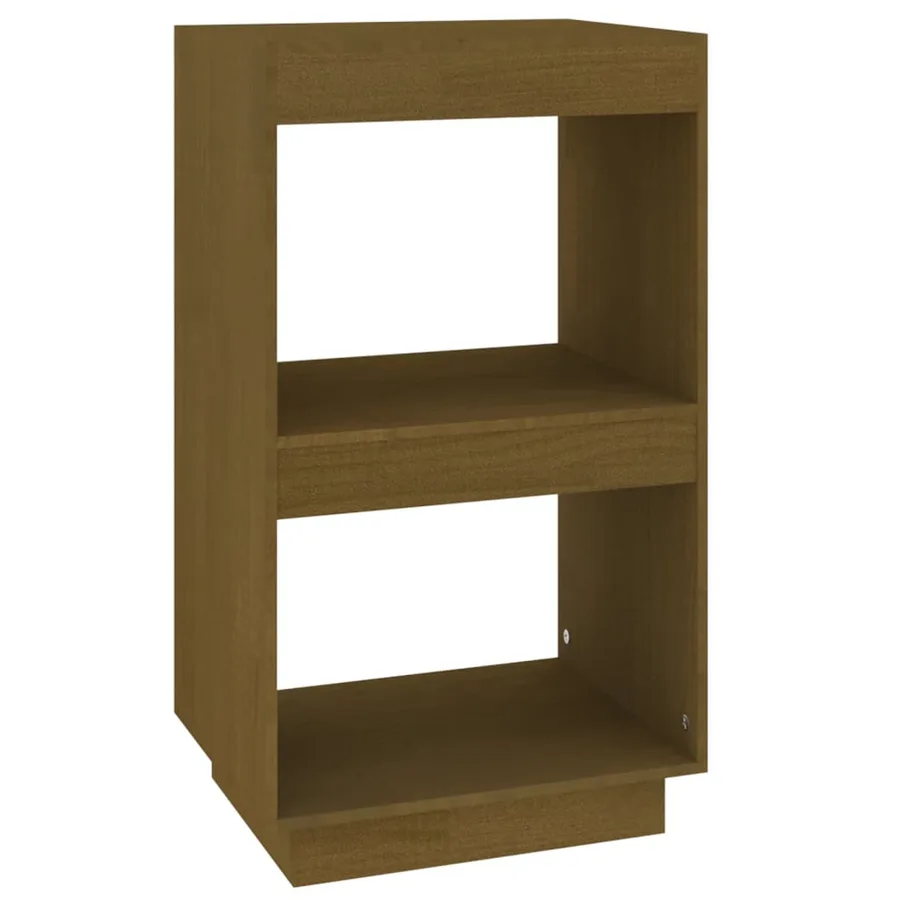 Bibliothèque Marron miel 40x35x71 cm Bois de pin massif - 2