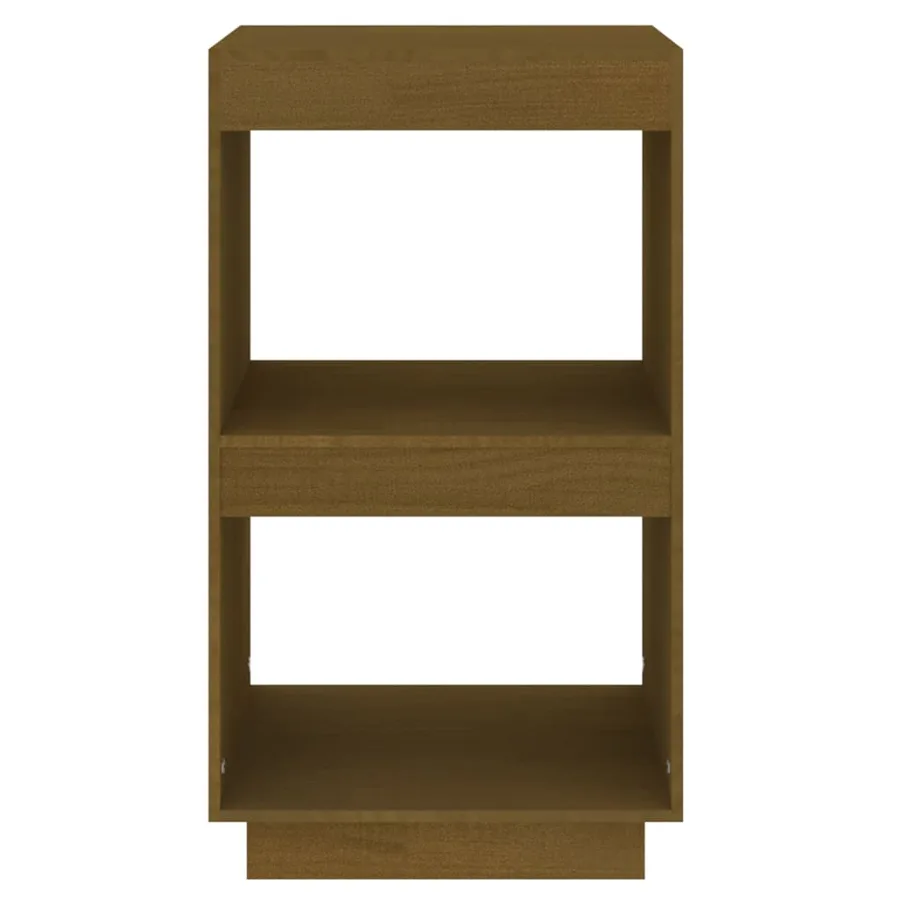 Bibliothèque Marron miel 40x35x71 cm Bois de pin massif - 5