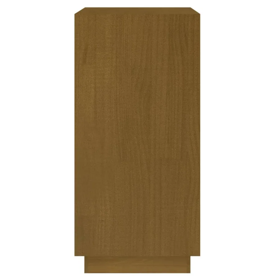 Bibliothèque Marron miel 40x35x71 cm Bois de pin massif - 6