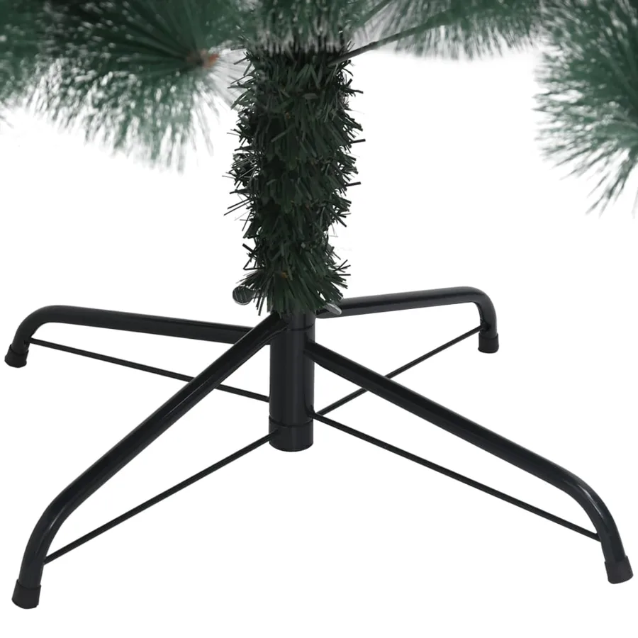 Sapin de Noël artificiel avec support Vert 120 cm PET - 5