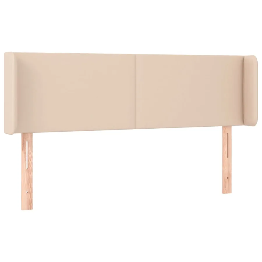 Tête de lit avec oreilles Cappuccino 147x16x78/88 cm Similicuir - 2