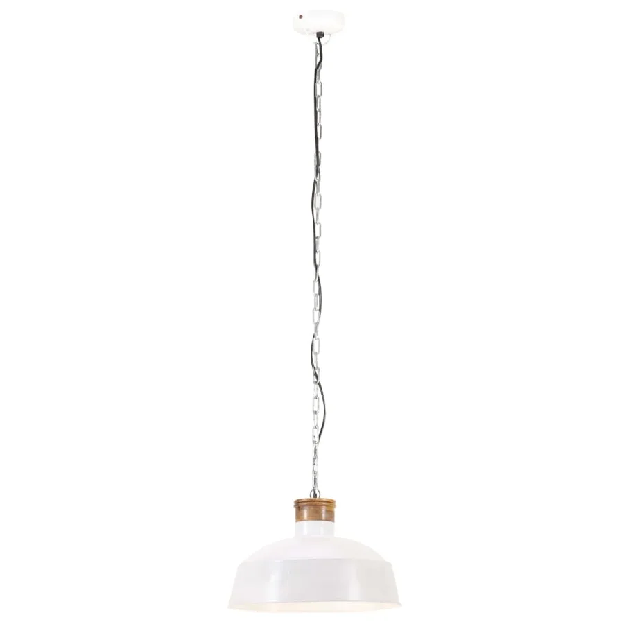 Lampe suspendue industrielle 58 cm Blanc E27 - 3