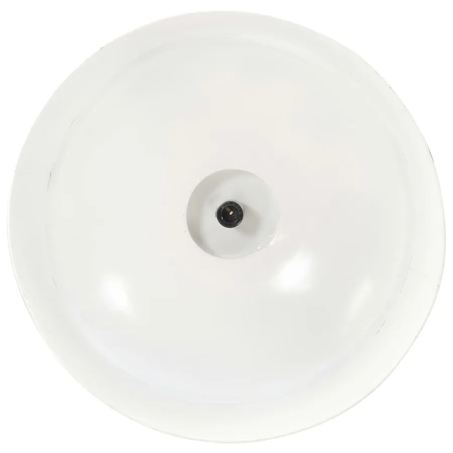 Lampe suspendue industrielle 58 cm Blanc E27 - 4