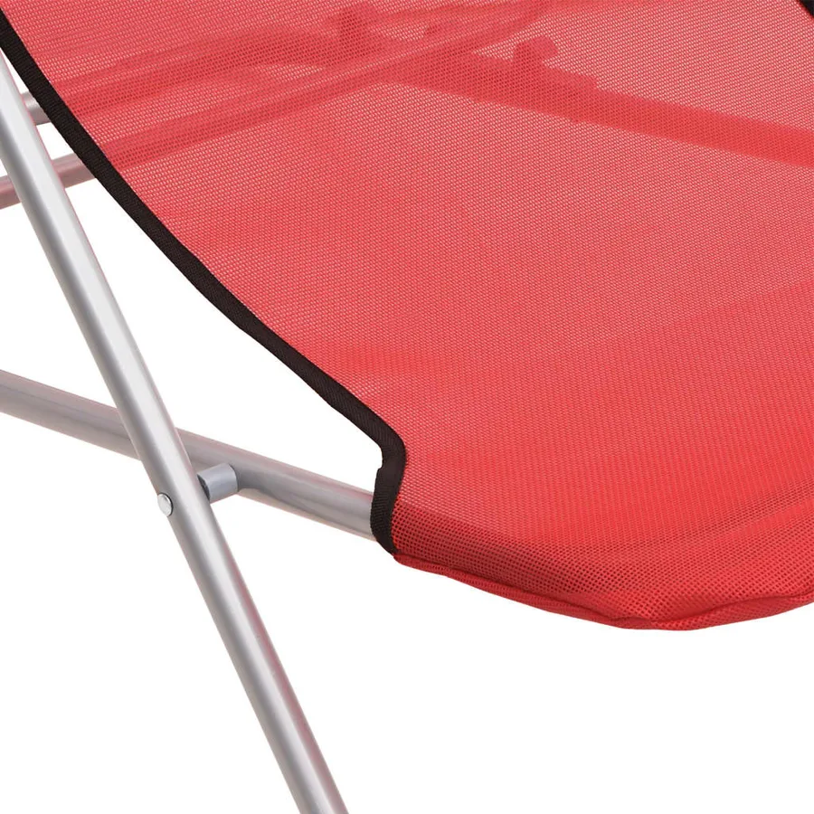 Chaises plage pliantes lot de 2 textilène acier enduit poudre - 10