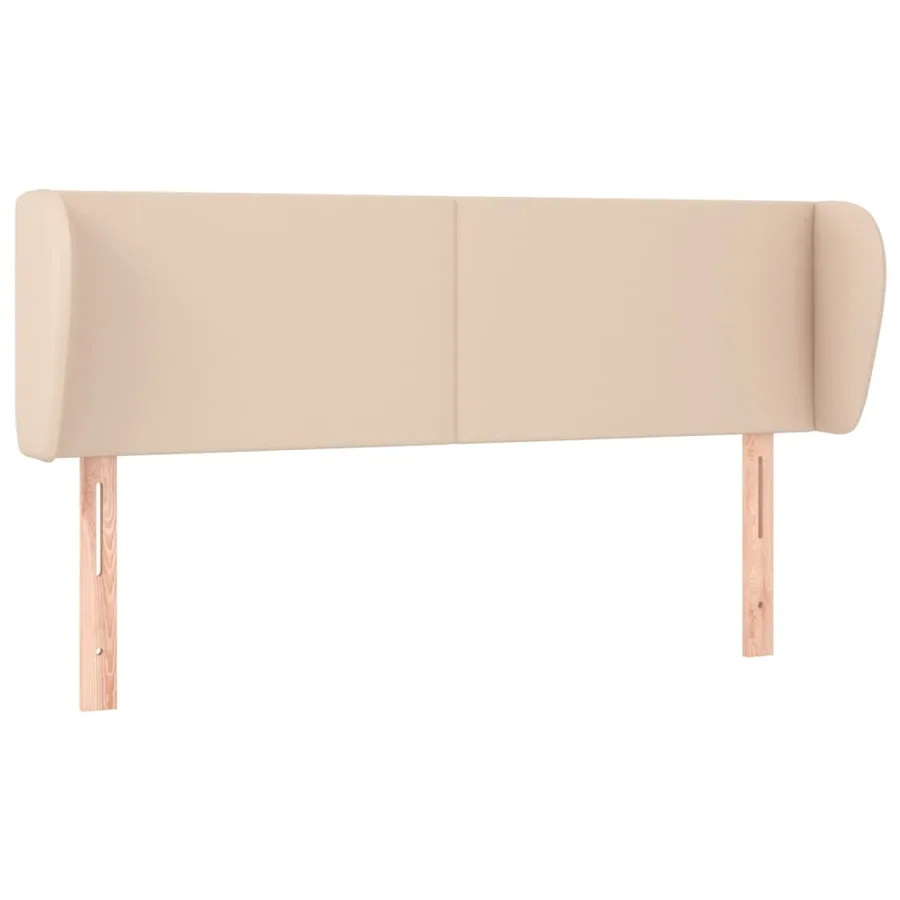 Tête de lit avec oreilles Cappuccino 147x23x78/88 cm Similicuir - 2