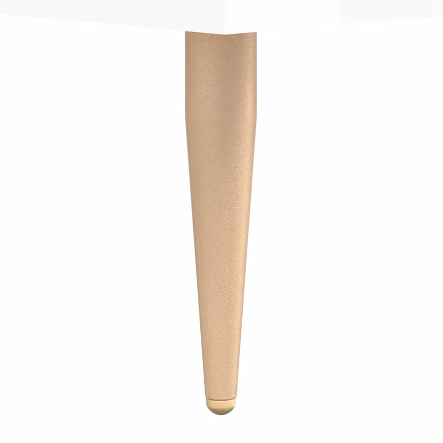 Meuble TV blanc brillant 150x30x44,5 cm bois d'ingénierie - 9