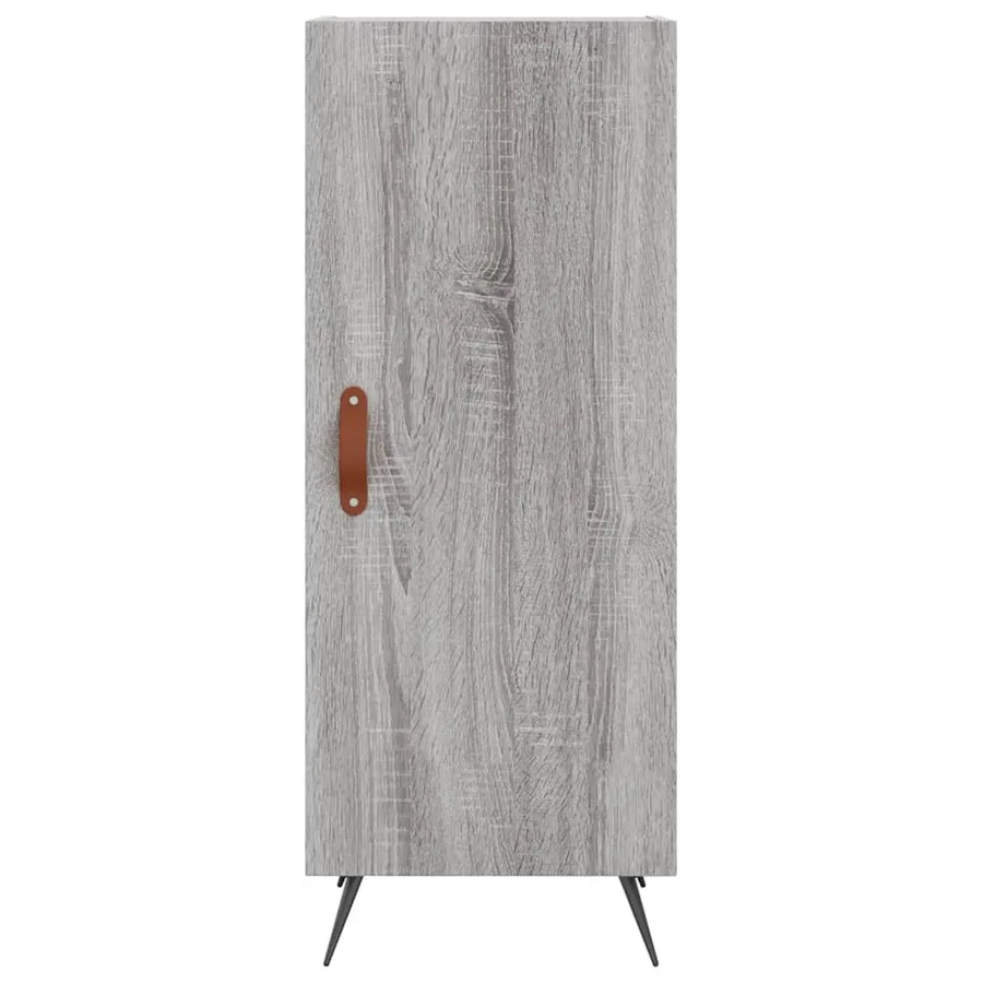 Buffet haut Sonoma gris 34,5x34x180 cm Bois d'ingénierie - 6