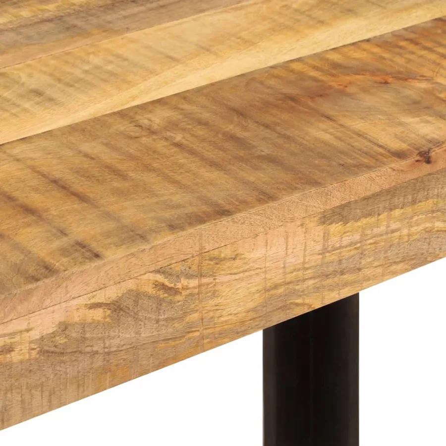 Table à dîner 120x60x76 cm bois de manguier massif - 6