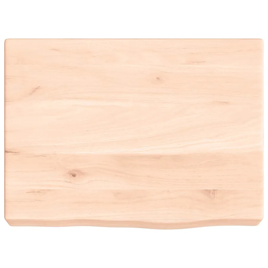 Étagère murale 40x30x(2-6) cm bois de chêne massif non traité - 5