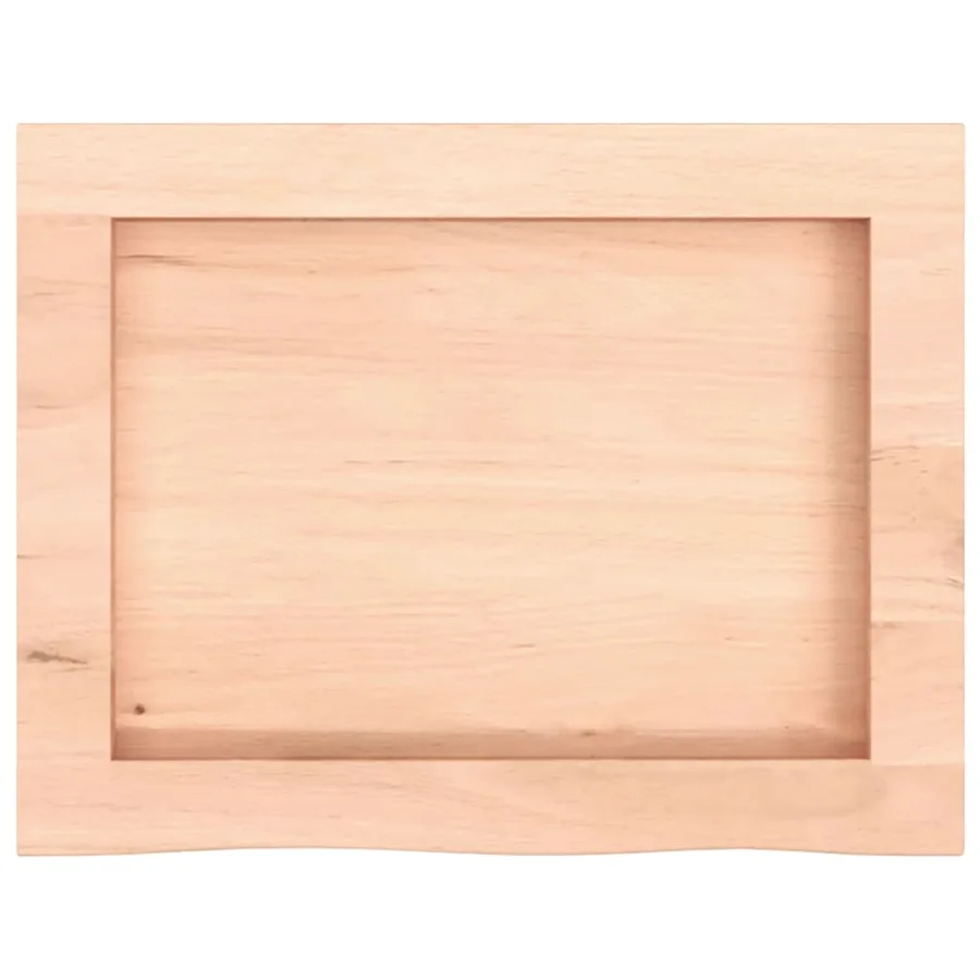 Étagère murale 40x30x(2-6) cm bois de chêne massif non traité - 6