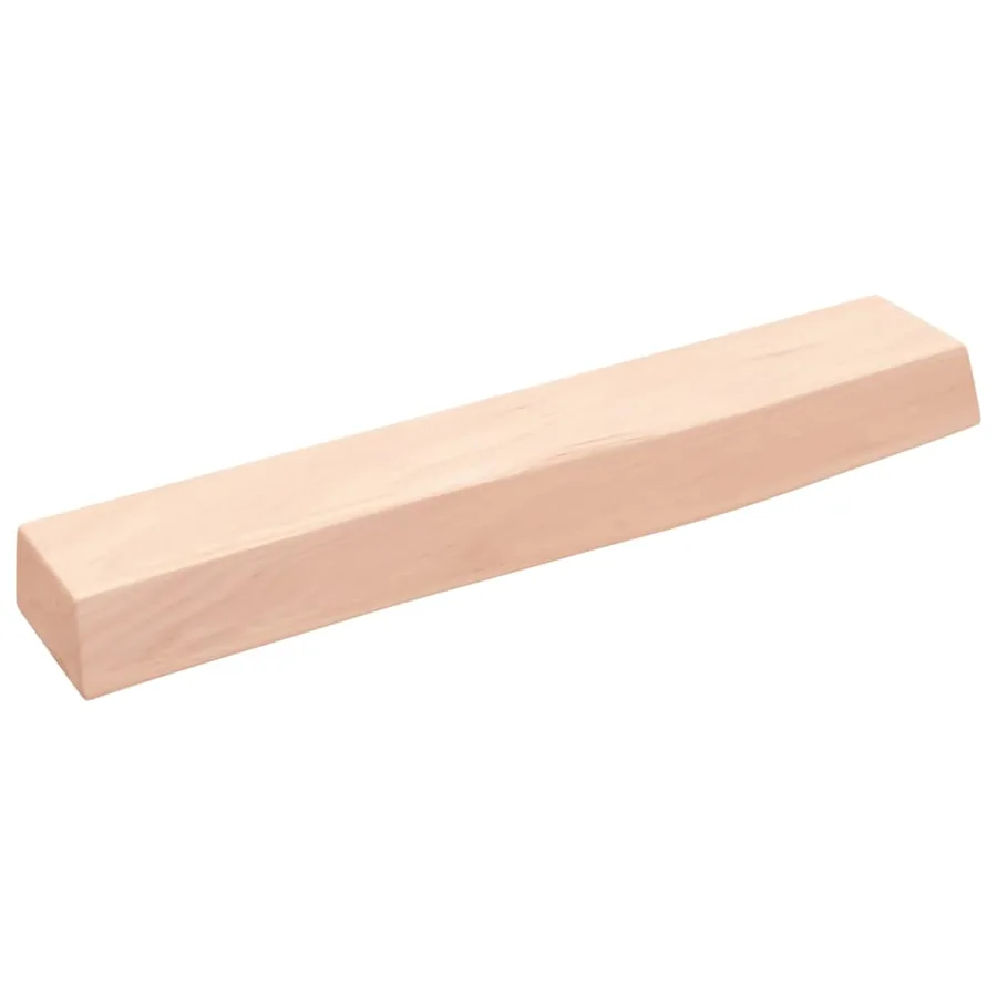 Étagère murale 60x10x6 cm bois de chêne massif non traité - 2