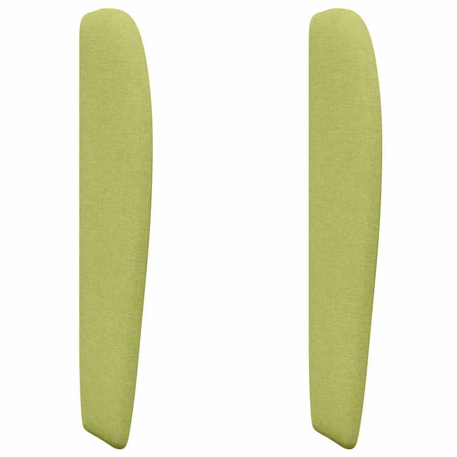 Oreille de tête de lit Vert 80 x 23 x 6 cm tissu - 2