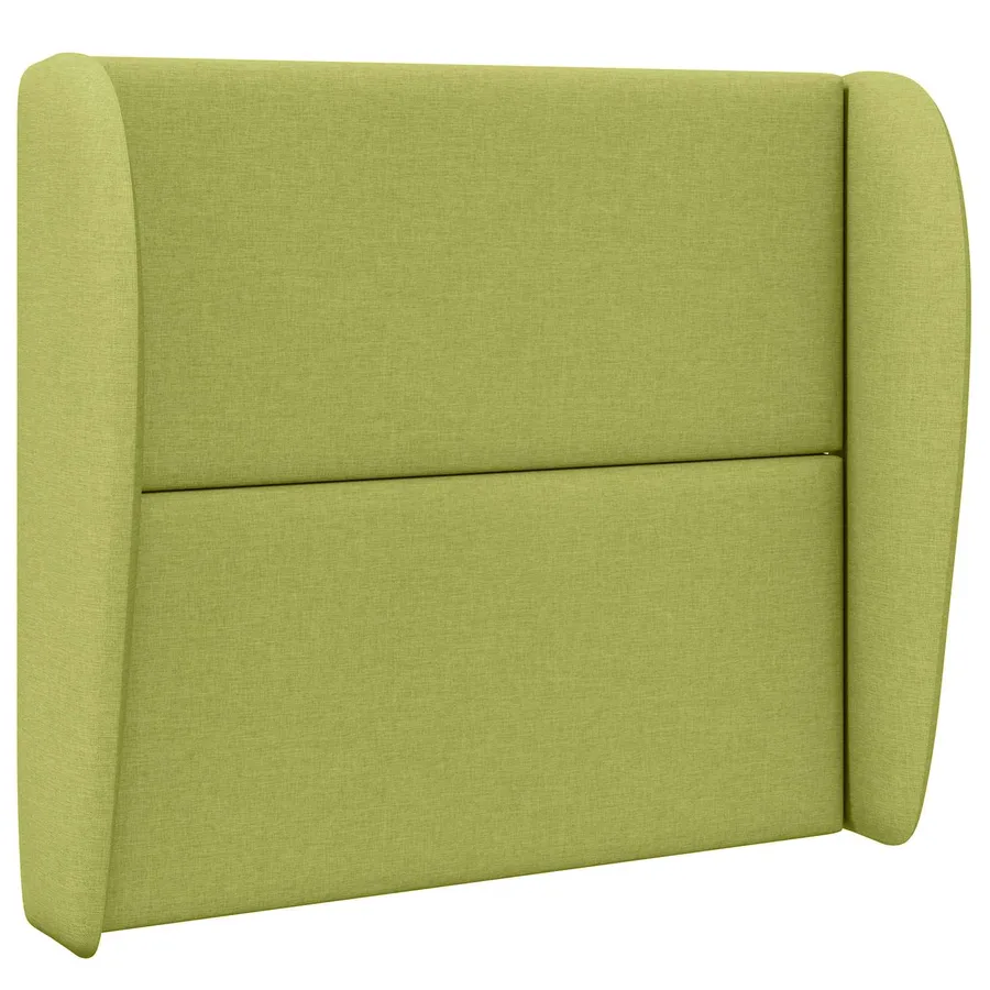 Oreille de tête de lit Vert 80 x 23 x 6 cm tissu - 3