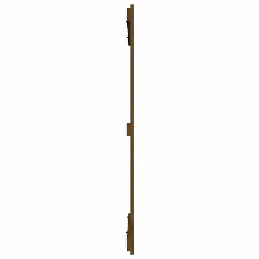 Tête de lit murale Marron miel 82,5x3x110 cm Bois massif de pin - 5