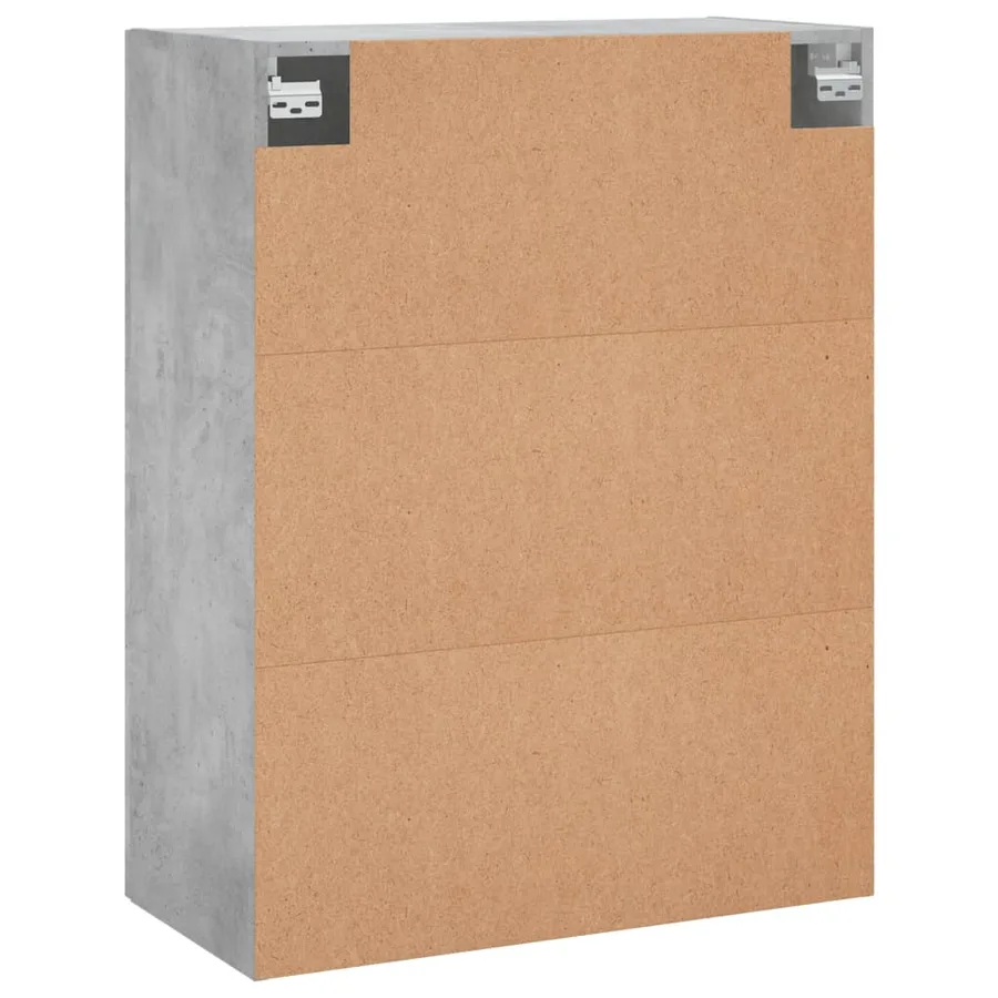Armoires murales 2 pcs gris béton 69,5x34x90 cm - 8