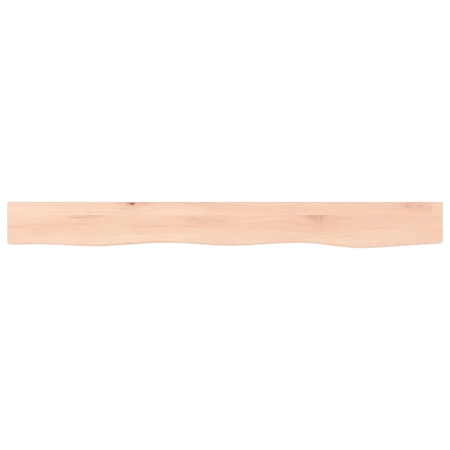 Étagère murale 100x10x4 cm bois de chêne massif non traité - 4