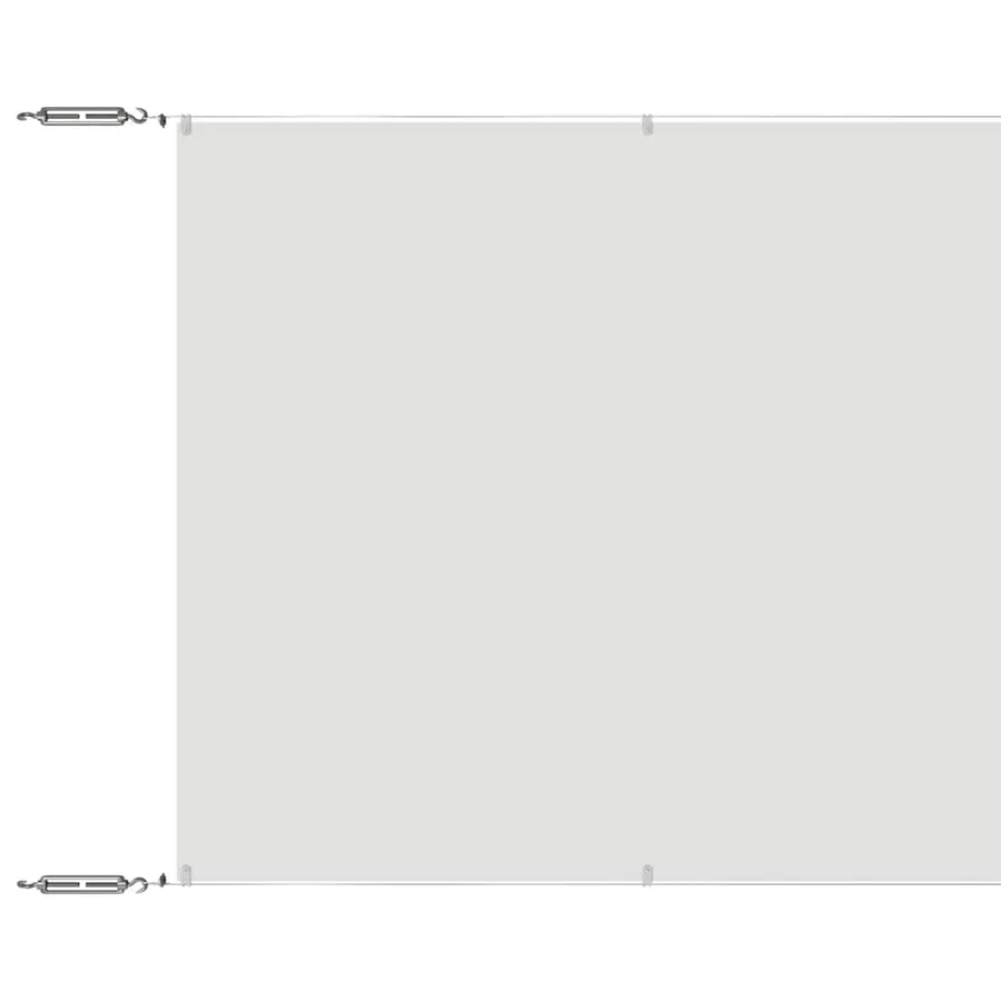 Auvent vertical Blanc 140x800 cm Tissu oxford - 2