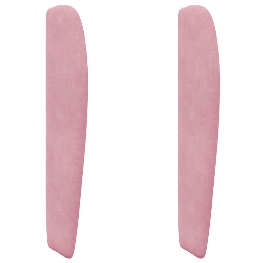 Oreille de tête de lit Rose 80 x 23 x 6 cm Velours - 2