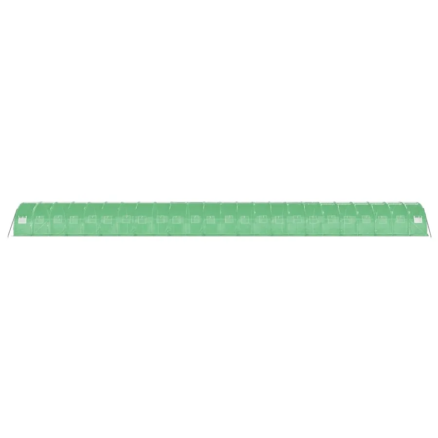 Serre avec cadre en acier vert 72 m² 24x3x2 m - 5