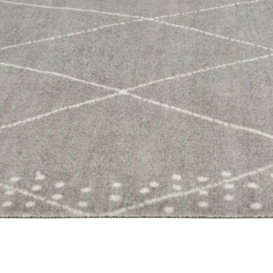 Tapis de cuisine lavable impression losange 60x300 cm velours - 4