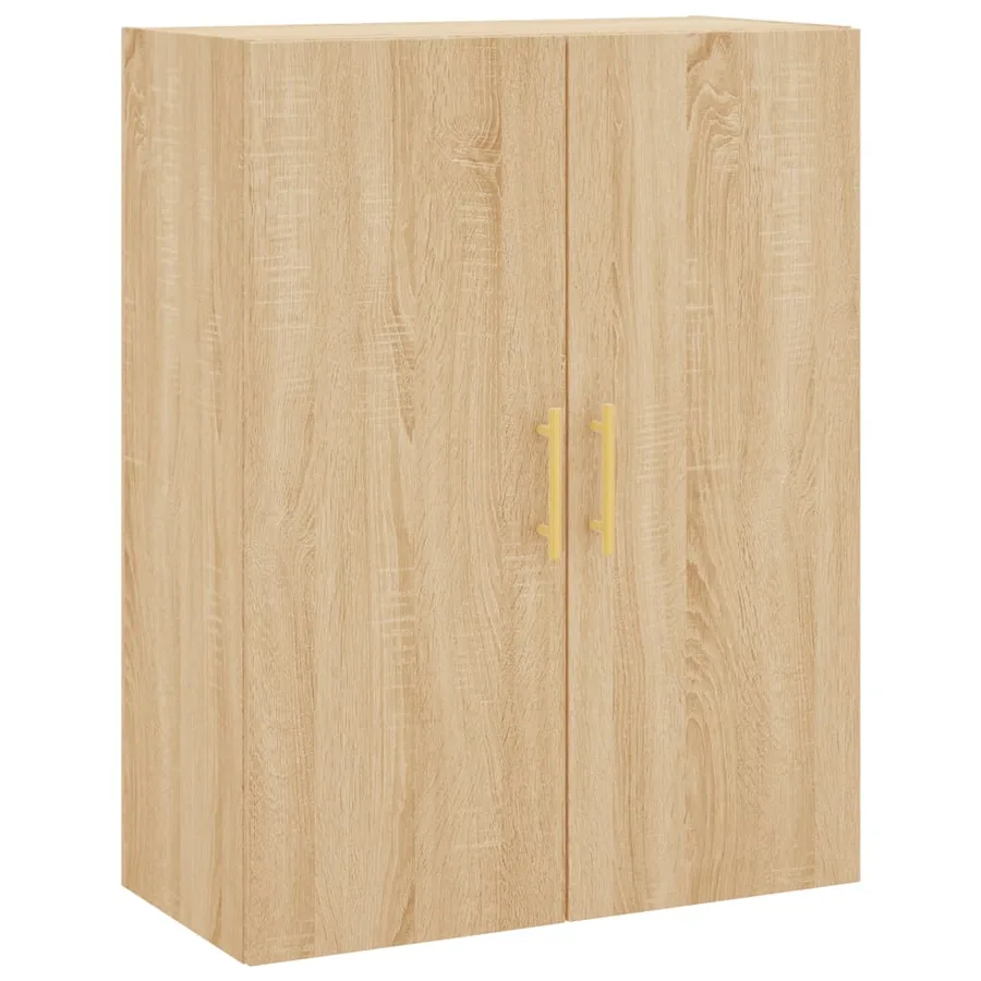 Buffet haut Chêne sonoma 69,5x34x180 cm Bois d'ingénierie - 6