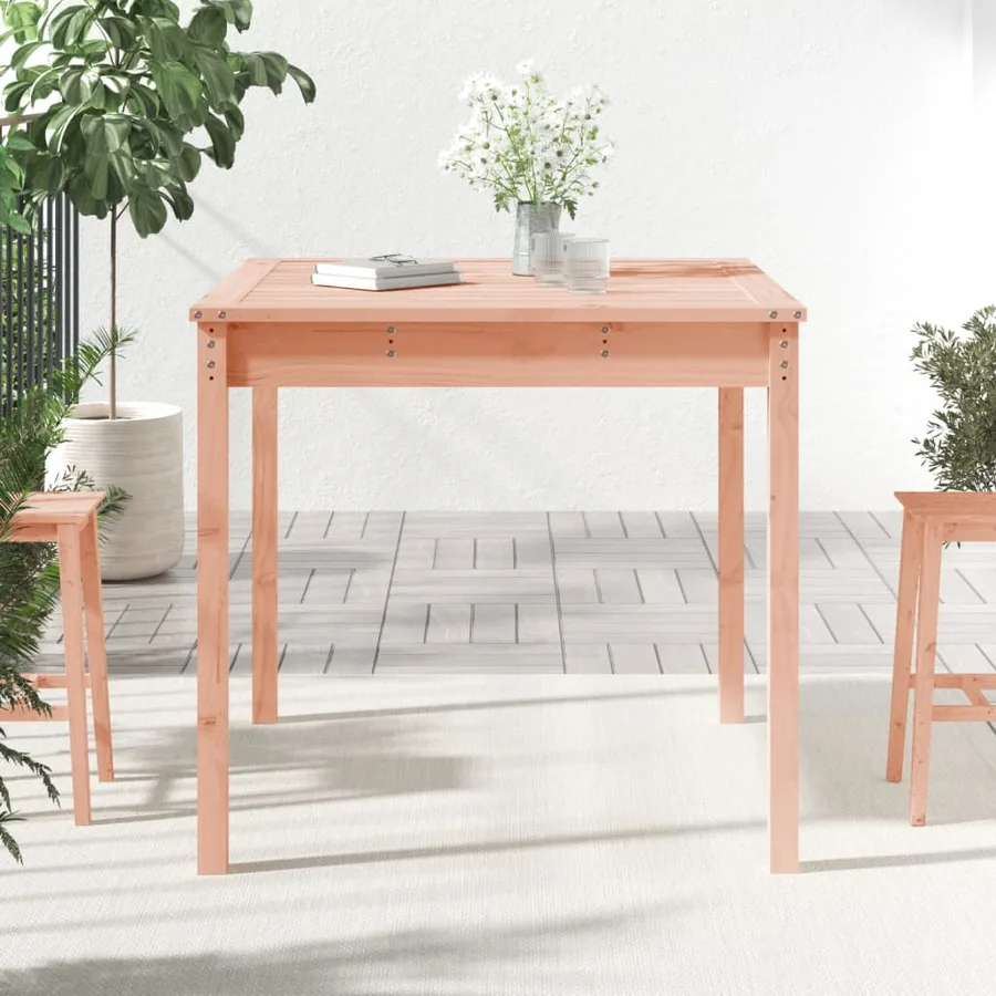 Table de jardin 82,5x82,5x76 cm bois massif de douglas - 3