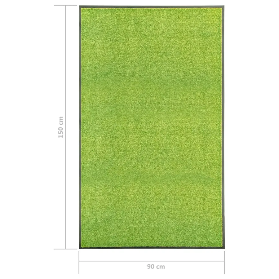 Paillasson lavable Vert 90x150 cm - 6