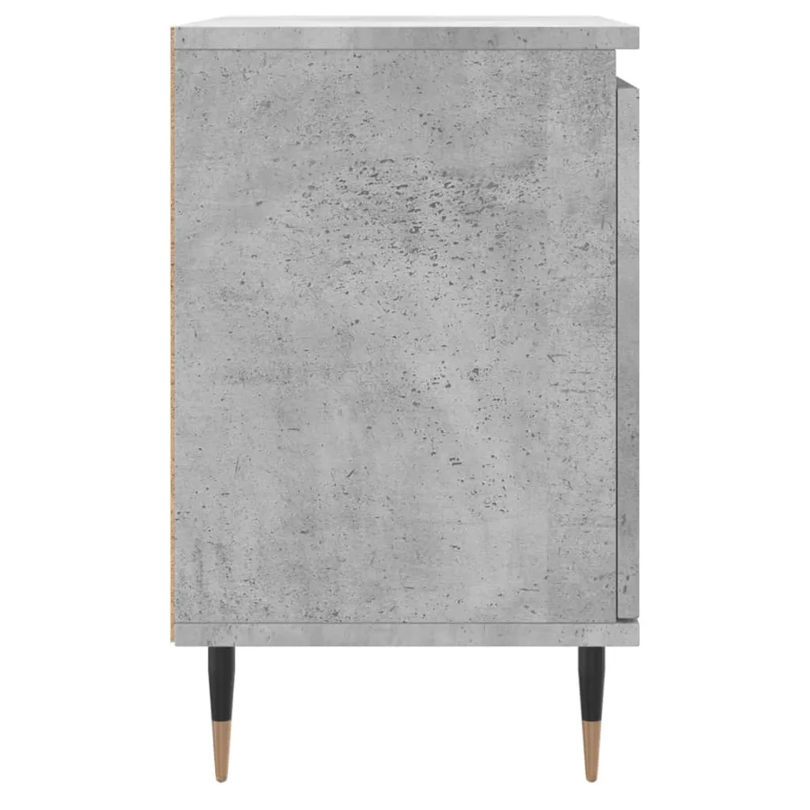 Tables de chevet 2 pcs gris béton 40x30x50 cm bois d'ingénierie - 7