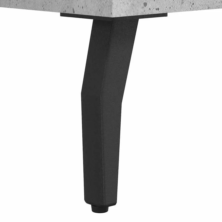 Tables de chevet 2pcs gris béton 40x35x47,5cm bois d’ingénierie - 11