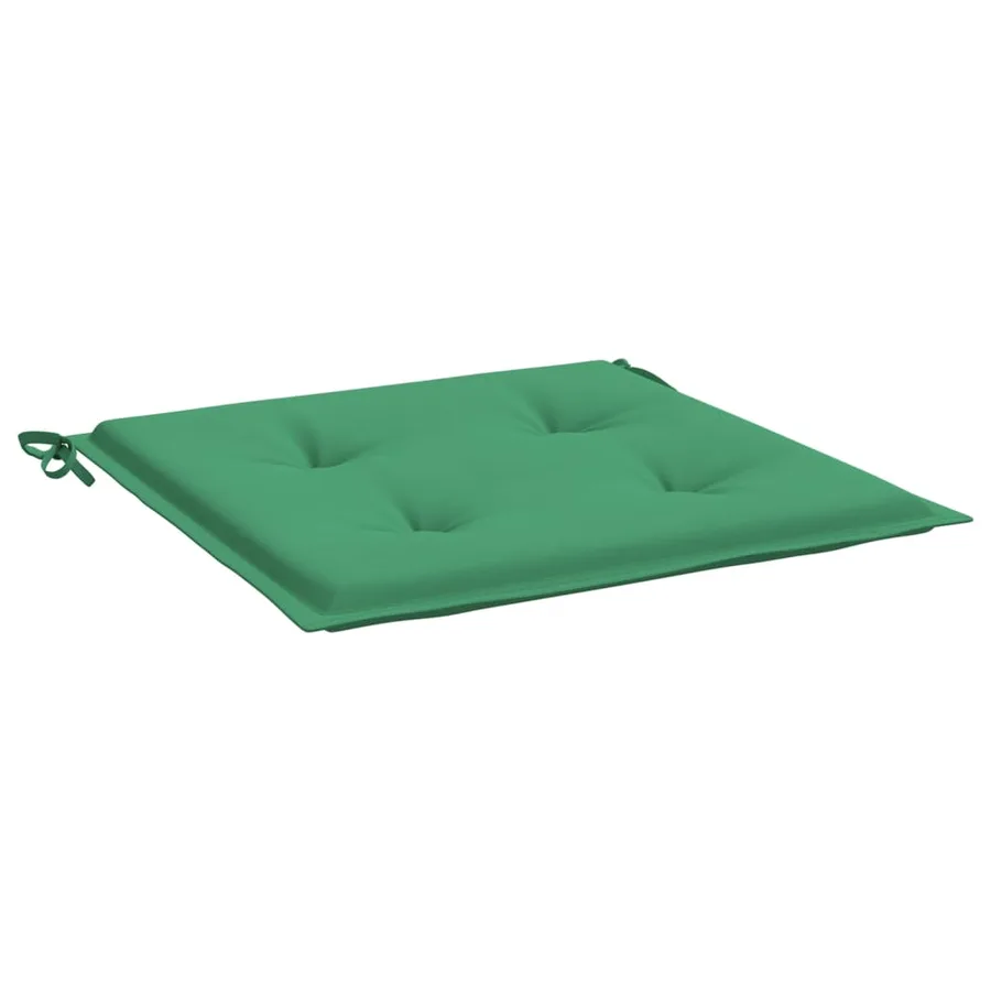 Coussins de chaise jardin lot de 6 vert 50x50x4 cm tissu oxford - 5