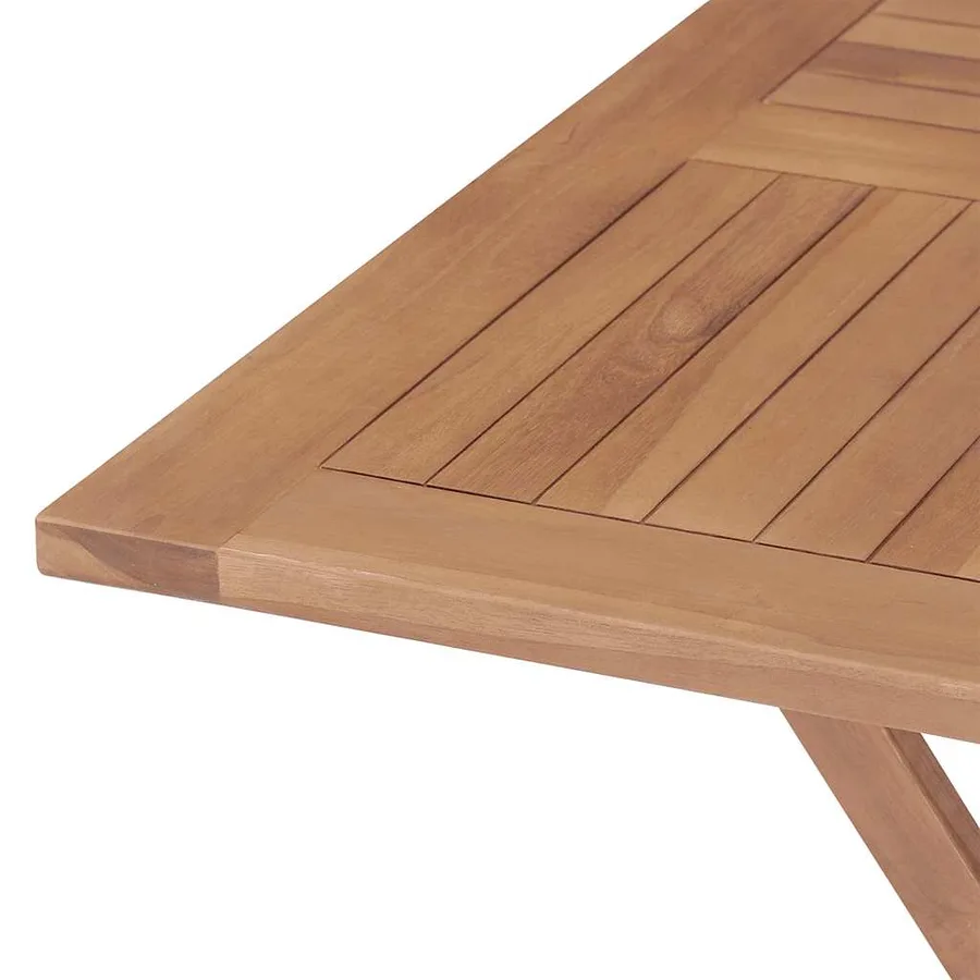 Ensemble à manger de jardin 5 pcs Bois de teck massif - 7