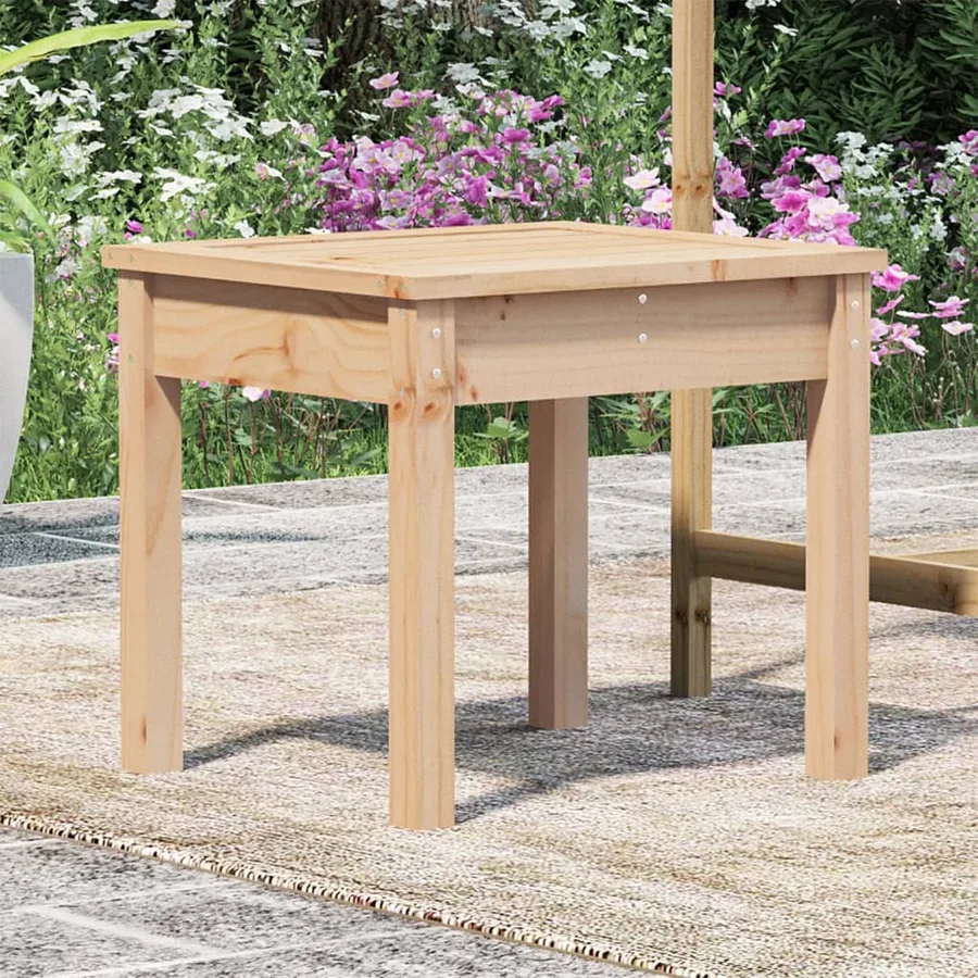 Banc de jardin 50x44x45 cm bois massif de pin - 3