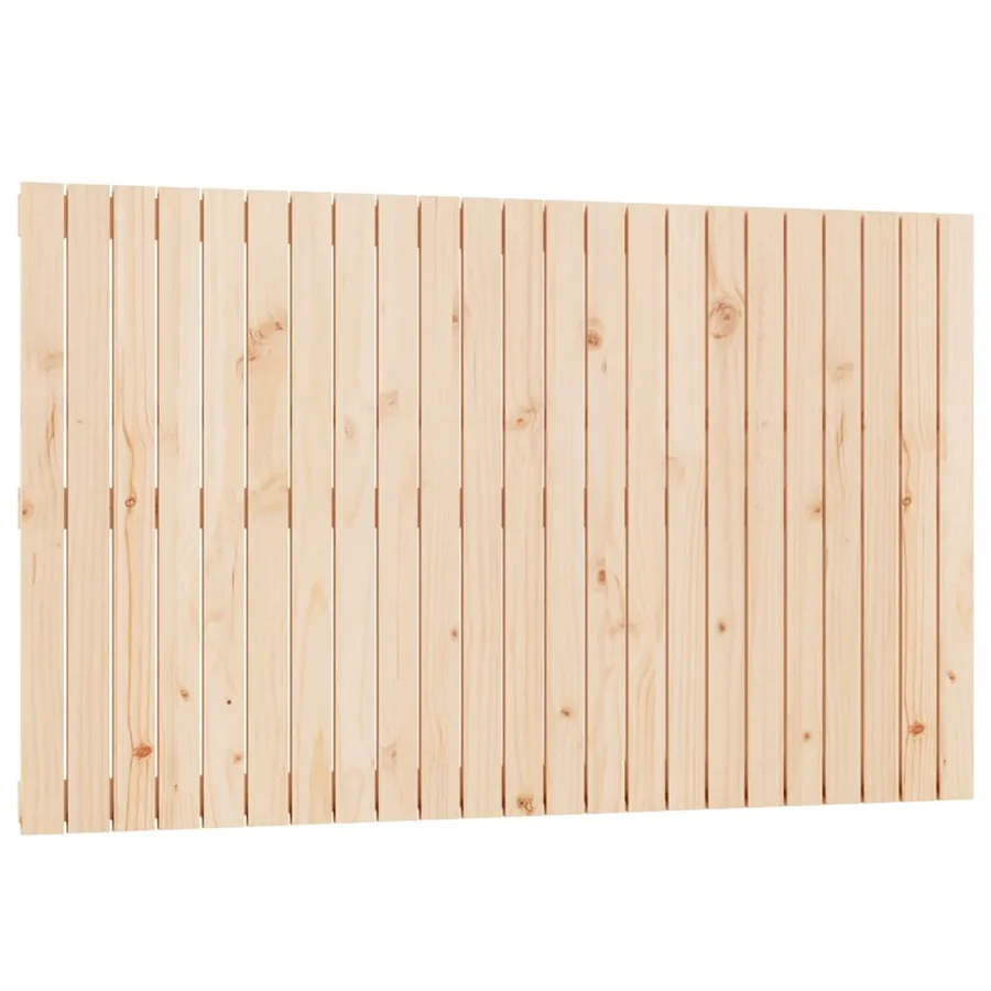Tête de lit murale 147x3x90 cm Bois massif de pin - 2