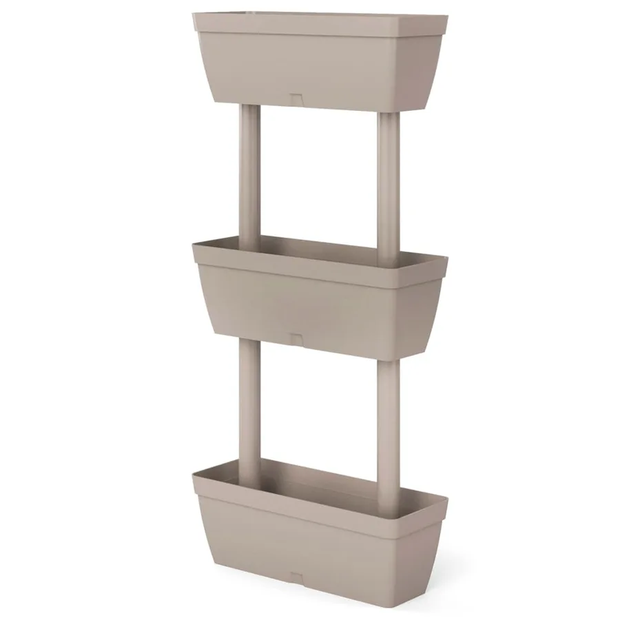 Jardinières 6 pcs 100 cm Taupe - 3