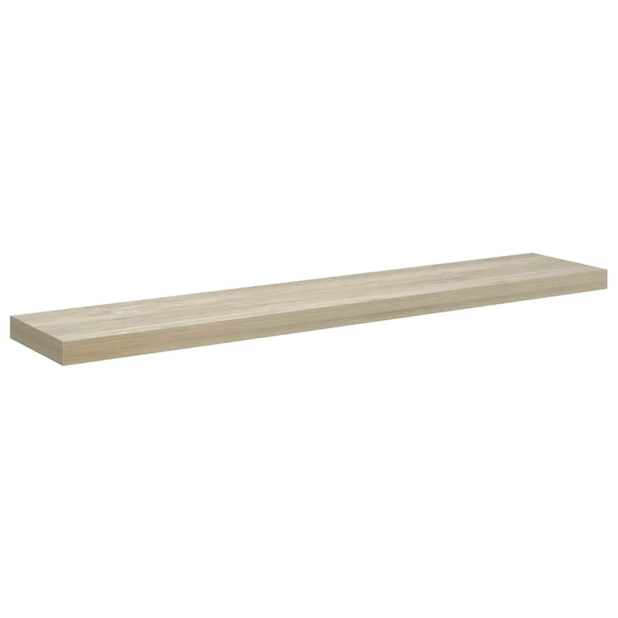 Étagères murales flottantes 2 pcs Chêne 120x23,5x3,8 cm MDF - 6