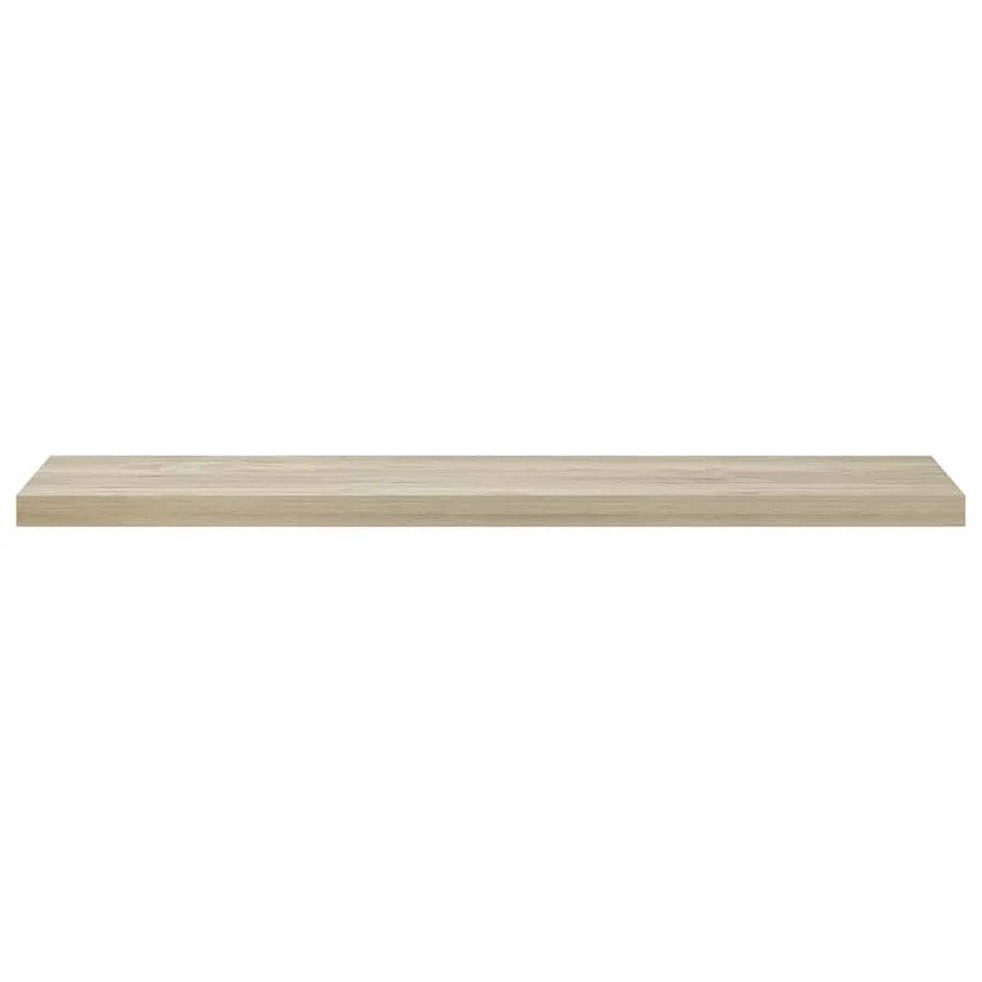 Étagères murales flottantes 2 pcs Chêne 120x23,5x3,8 cm MDF - 7