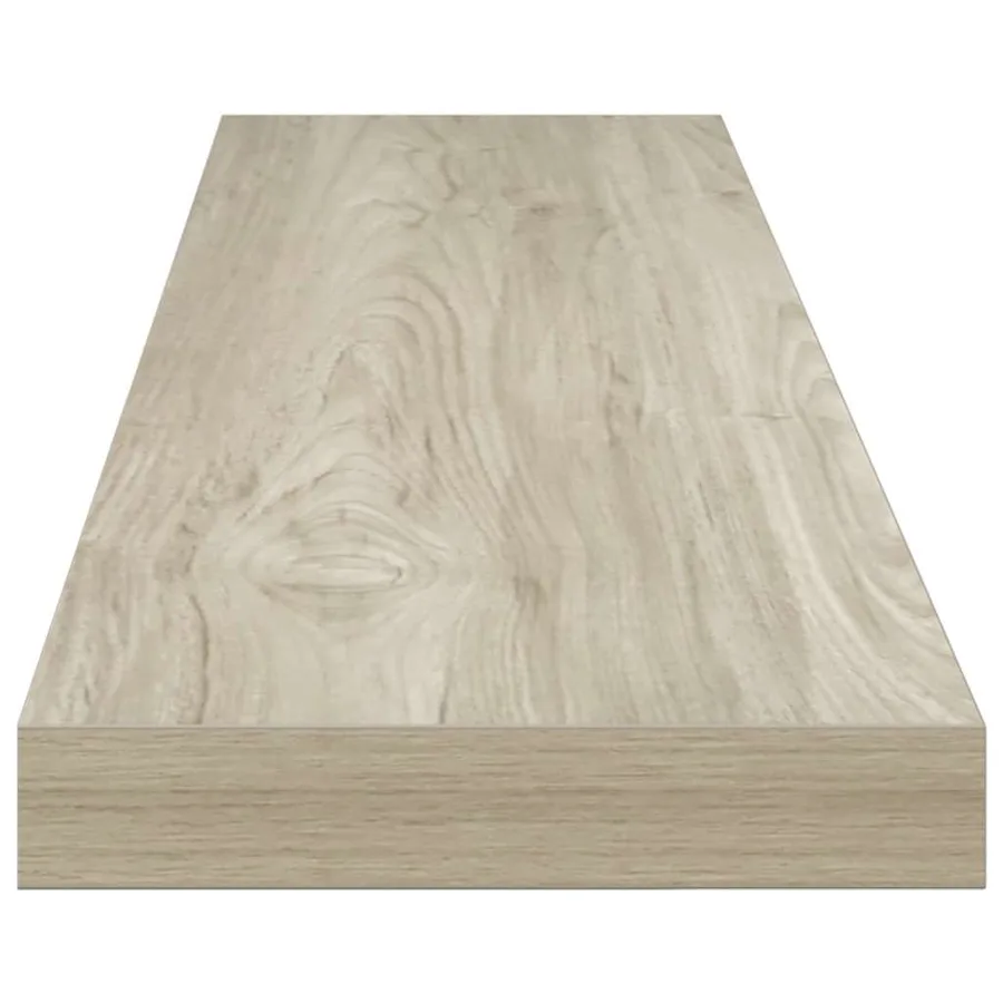 Étagères murales flottantes 2 pcs Chêne 120x23,5x3,8 cm MDF - 8