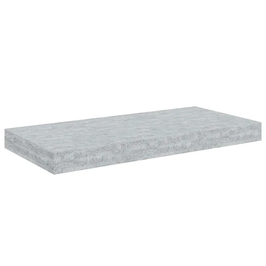Étagères murales flottantes 4 pcs gris béton 50x23,5x3,8 cm MDF - 6