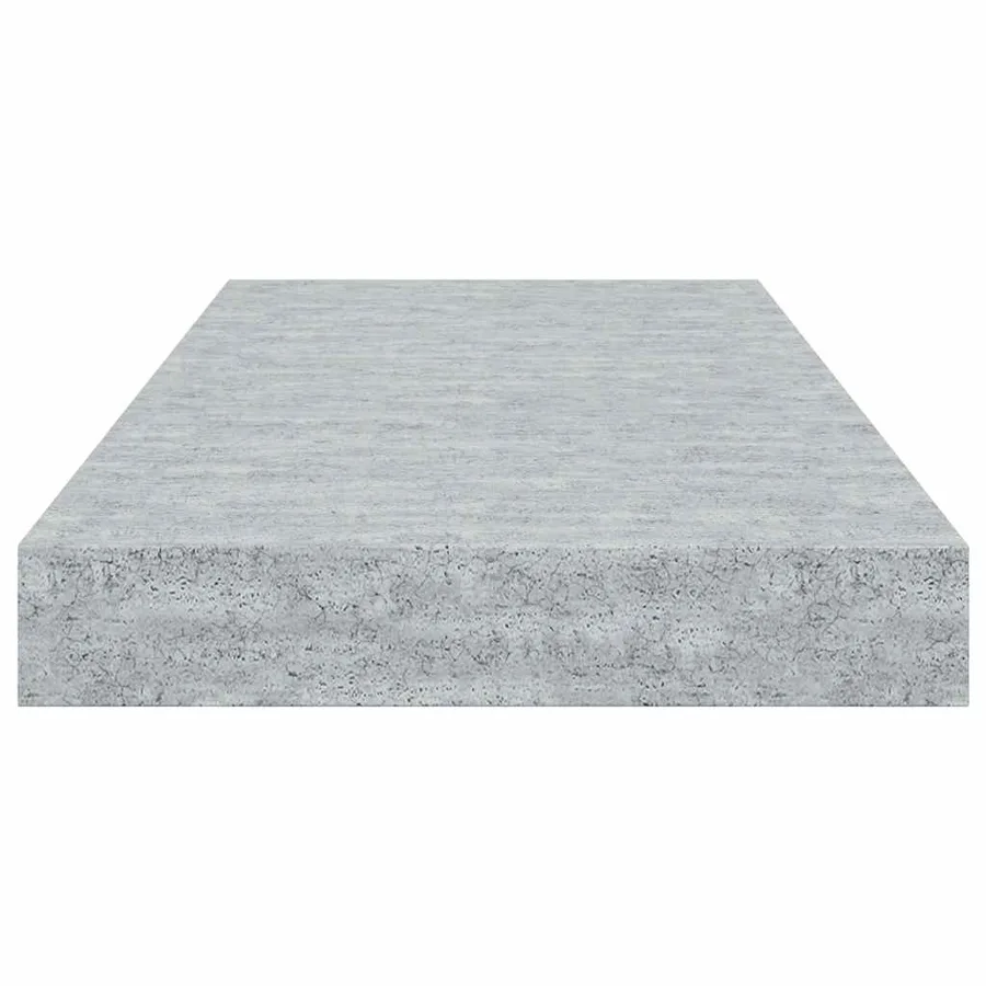 Étagères murales flottantes 4 pcs gris béton 50x23,5x3,8 cm MDF - 8