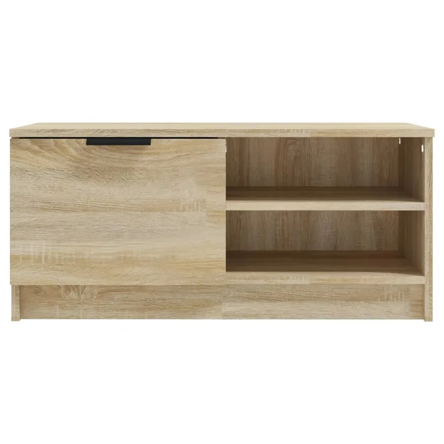 Meuble TV Chêne sonoma 80x35x36,5 cm Bois d'ingénierie - 4