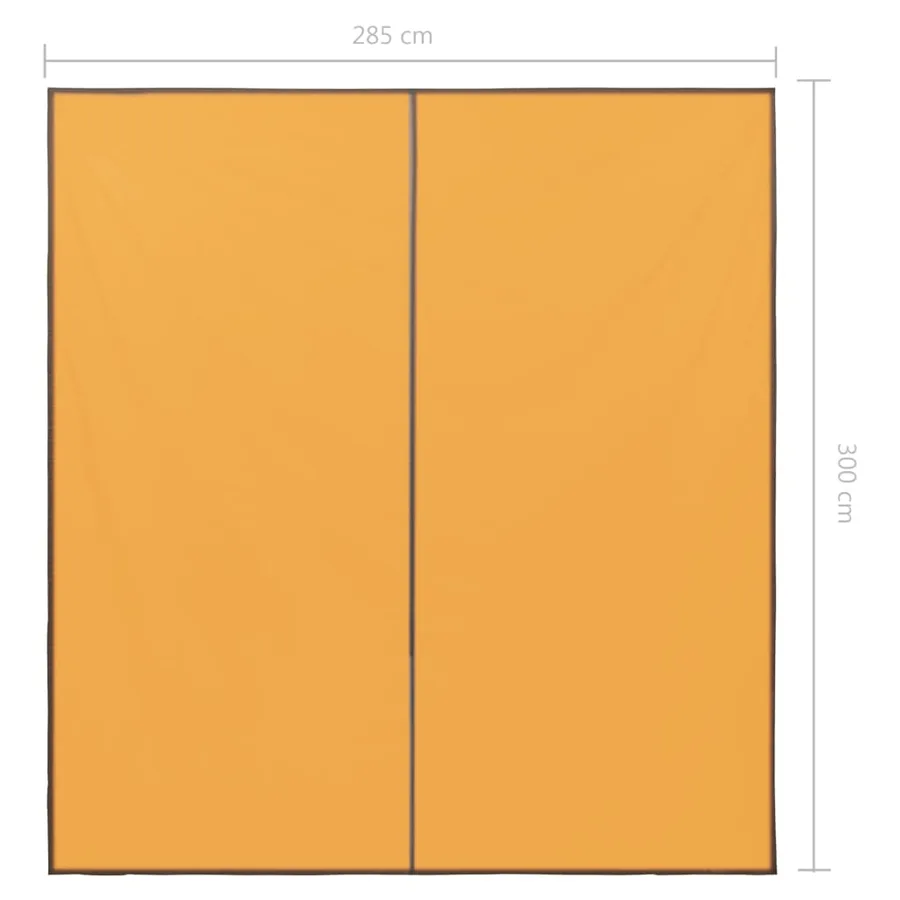 Bâche d'extérieur 3x2,85 m Jaune - 7