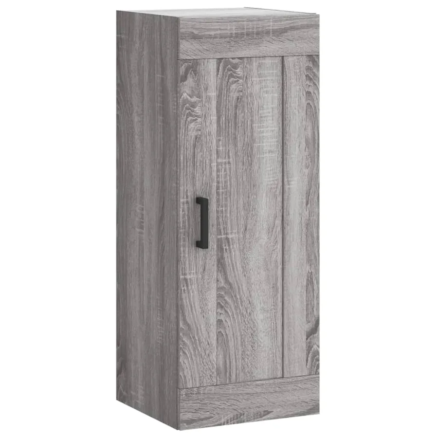 Buffet haut Sonoma gris 34,5x34x180 cm Bois d'ingénierie - 8