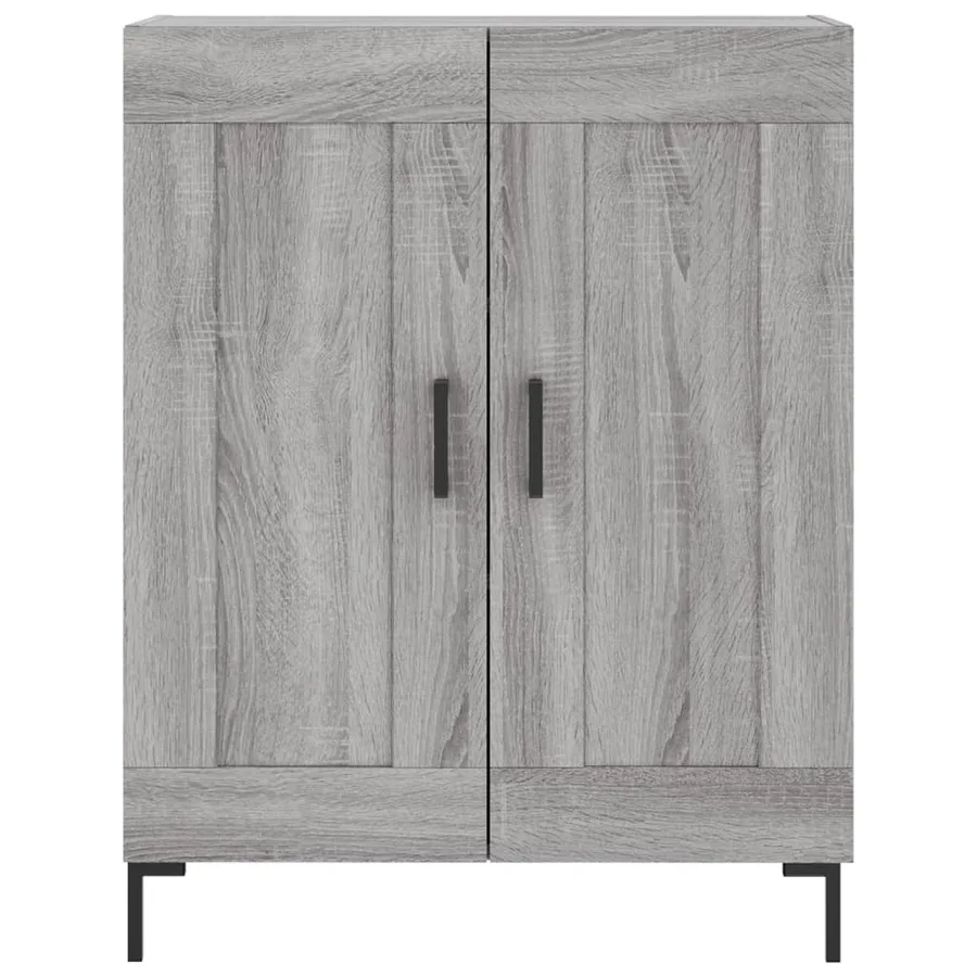 Buffet haut Sonoma gris 69,5x34x180 cm Bois d'ingénierie - 8